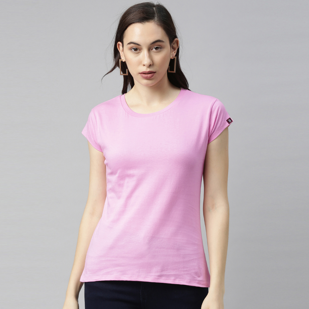 Buy Womens T-Shirt in Pale Pink