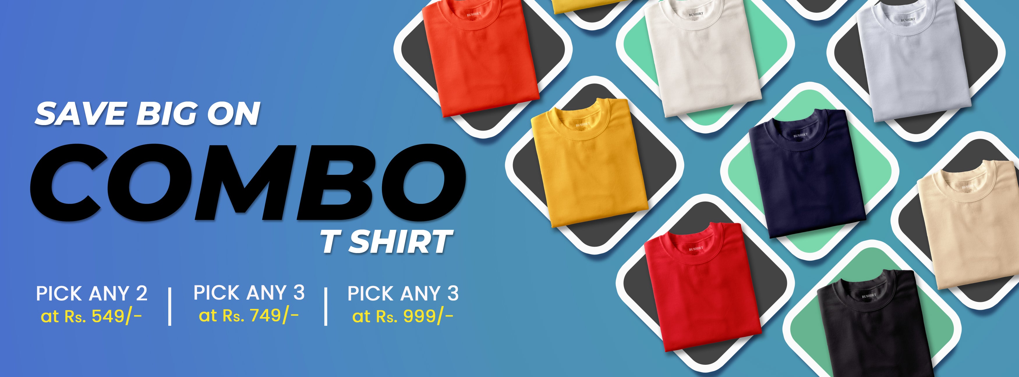 Combo T-Shirts | Combo | Pick any T-Shirts – Bushirt