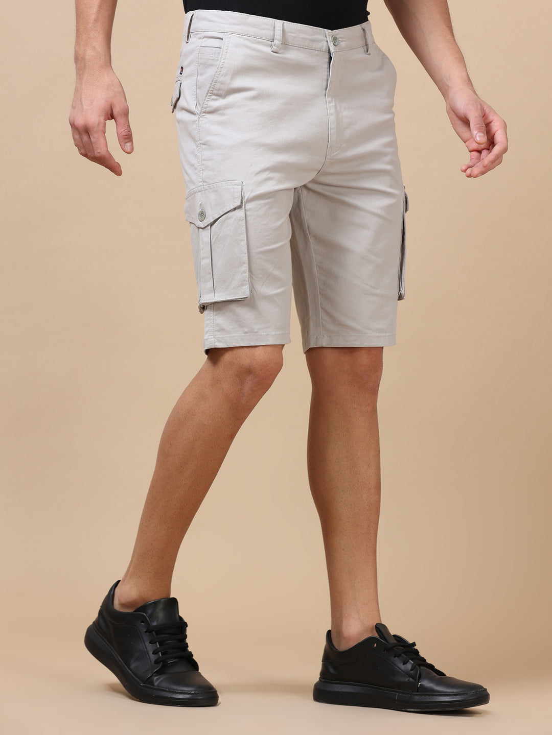 Paste Grey Cargo Shorts Men's Shorts Bushirt   