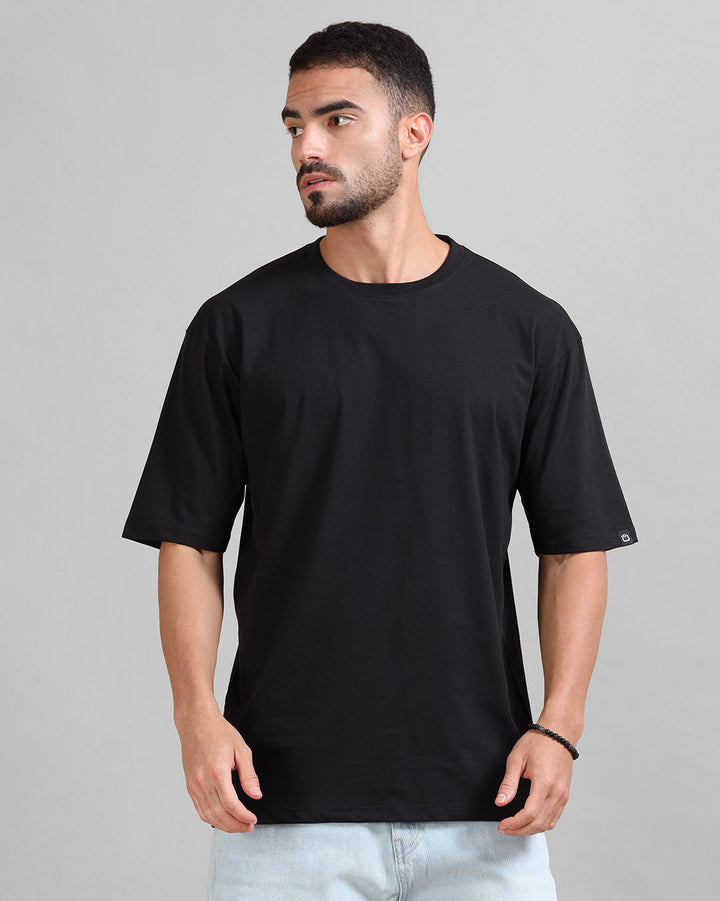 Cold Play Black T-Shirt Oversize T-Shirt Bushirt