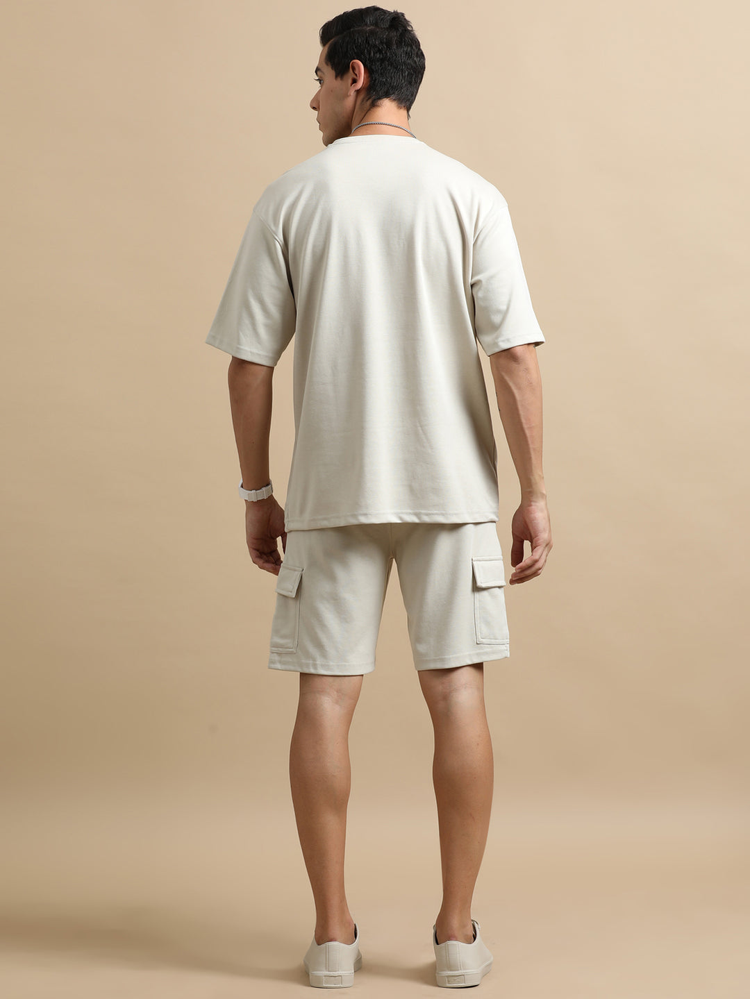 Utility Oversize Ivory Co-Ords Set Oversize Co-ords Bushirt   